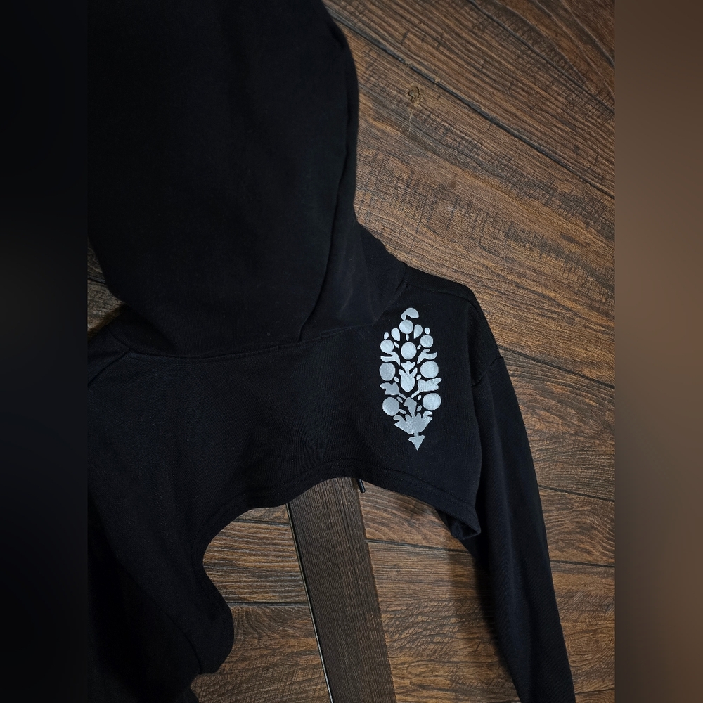 FP Movement by Free People Black Workout Hoodie Shrug M/L - Picture 5 of 5